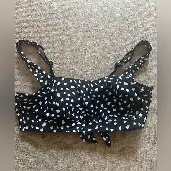 Island Escape Women's Printed Underwire Bikini Swim Top Size 10 - Picture 4 of 5